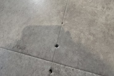 床鳴りと補修工事