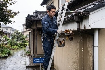 【トラブル未然防止】お家の雨樋（あまどい）詰まっていませんか？