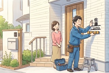 DIYで失敗する前に！表札の取り付けはプロに頼むべき？外壁別の施工法と費用目安