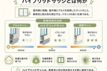 アルミサッシから樹脂サッシへの交換断熱工事