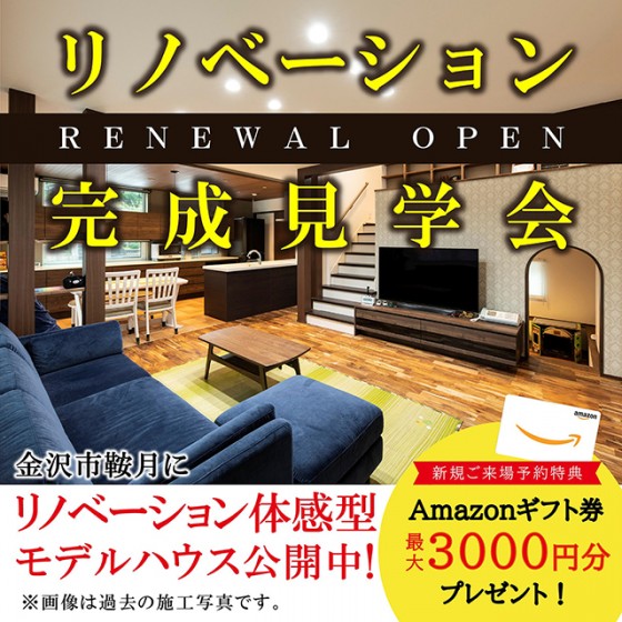 【WEB予約限定】リノベーション完成見学会